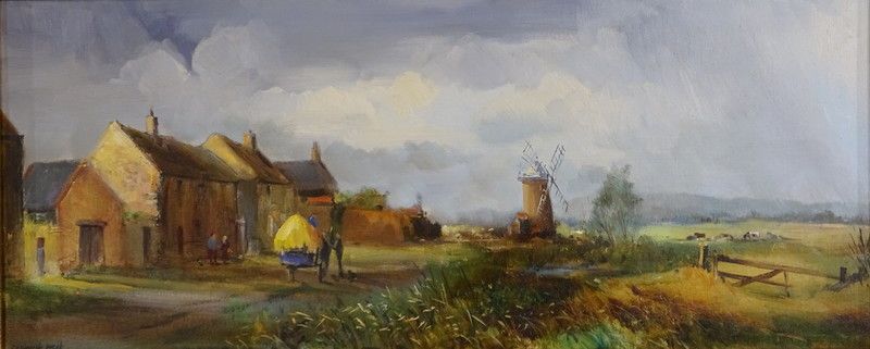 Windmill & Haycart